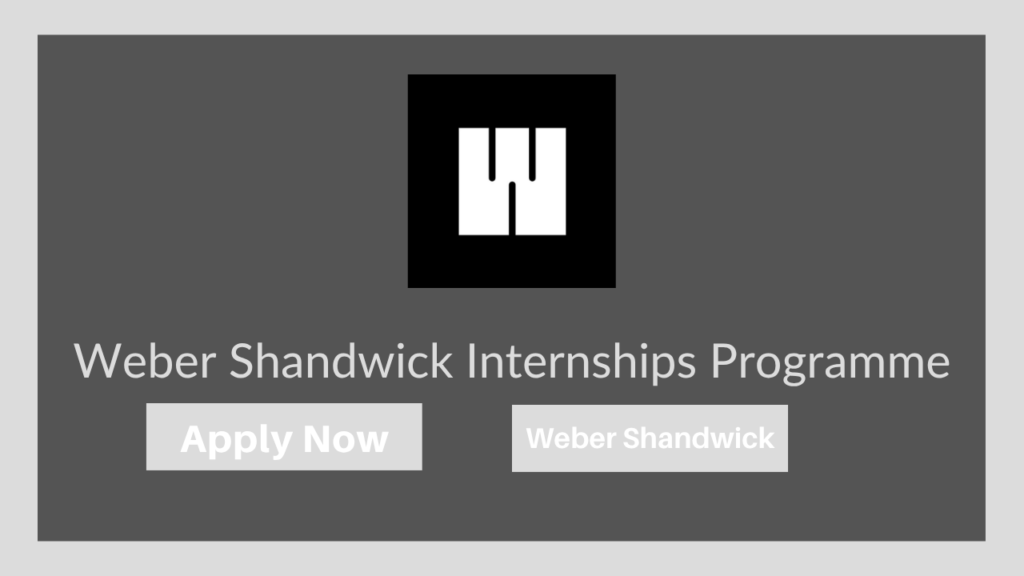 Weber Shandwick Internships Programme